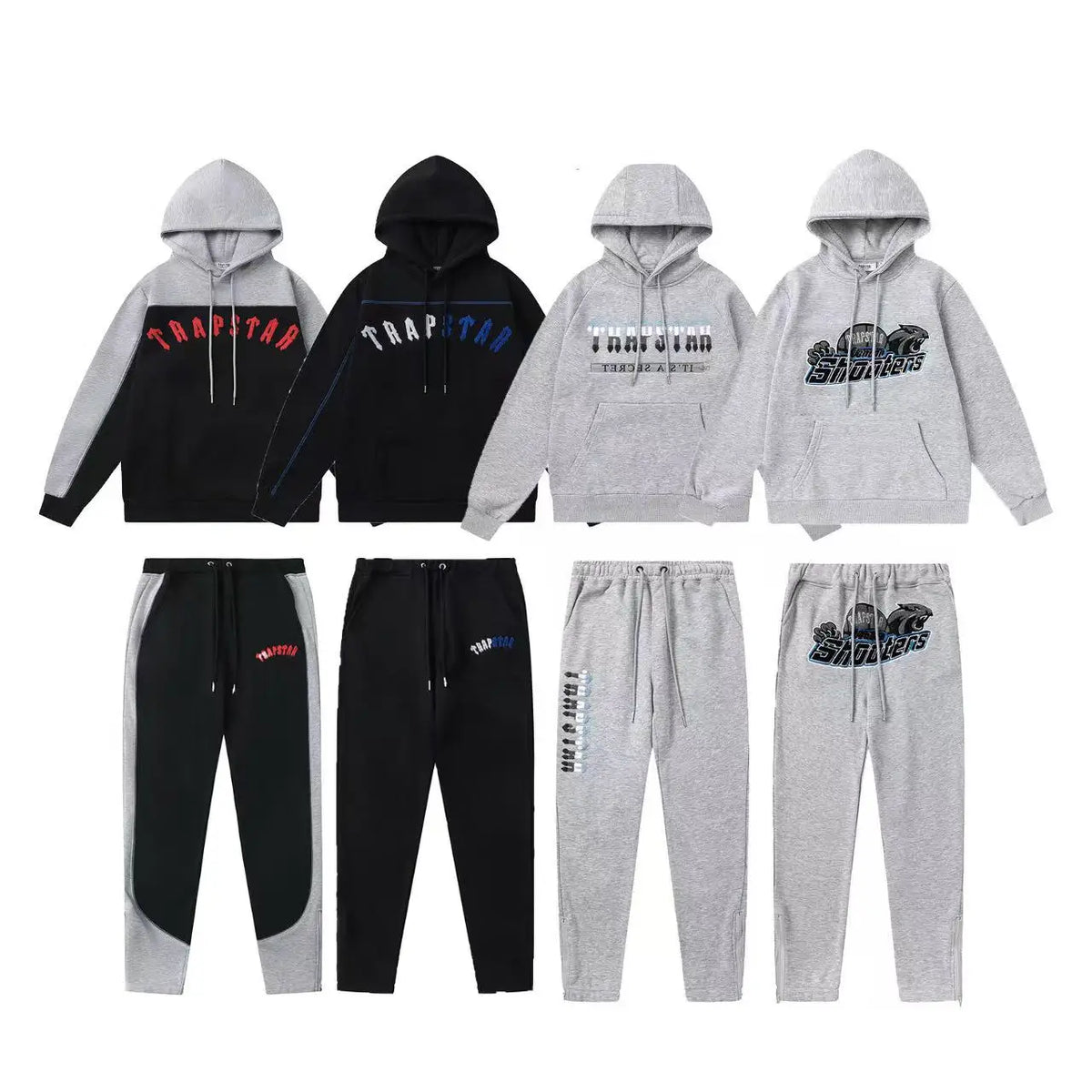 Embroidered Towel Sweatshirt Set Hooded Cotton Long Sleeve Warm Unisex Youth Fashion Winter Collection